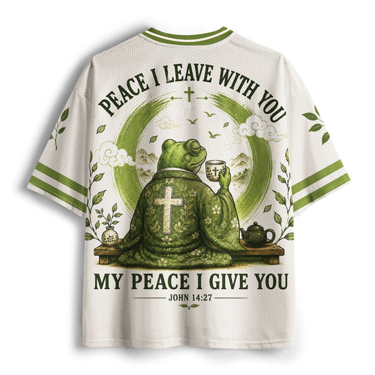Peace I Leave With You Christian Mesh Jersey