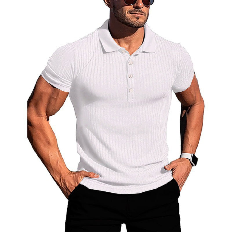 Sechrist Ribbed Fabric Short Sleeves T-shirt