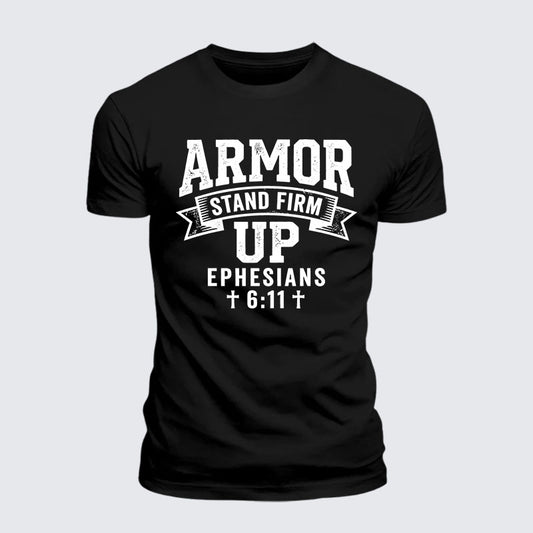 Luxe Mercerized Cotton Tee - Armor Up