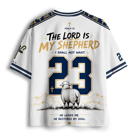 The Lord Is My Shepherd Christian Mesh Jersey