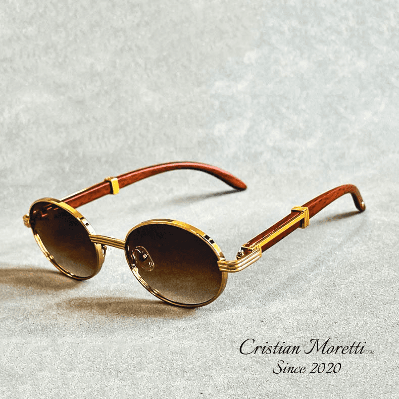 "Enzo" - Premium Oval Sunglasses by Cristian Moretti®