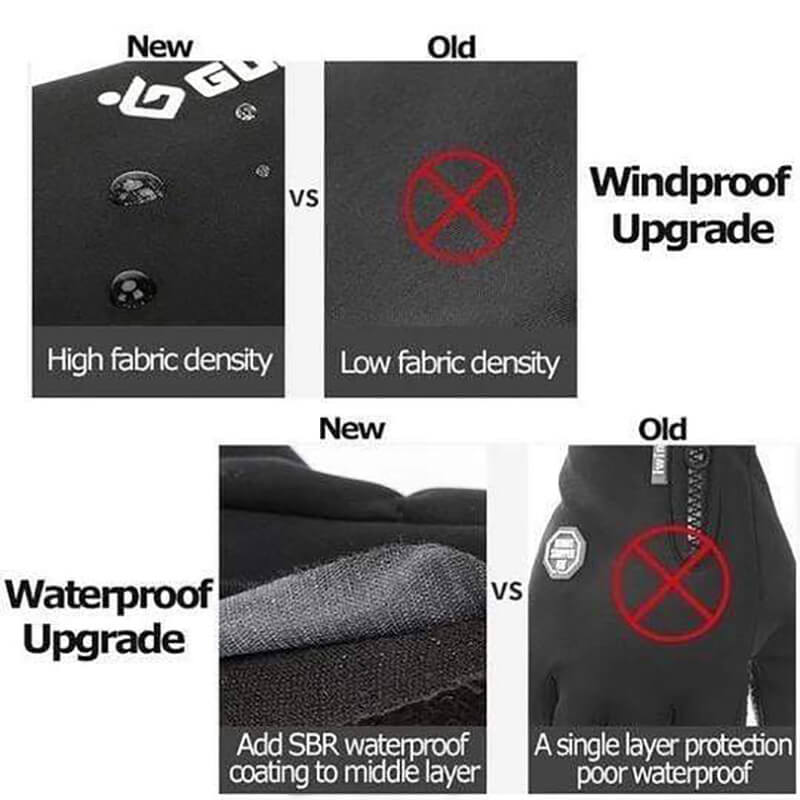 Buy 1 Get 1 Free – 2 Pairs Winter Warm Waterproof Touch Screen Gloves