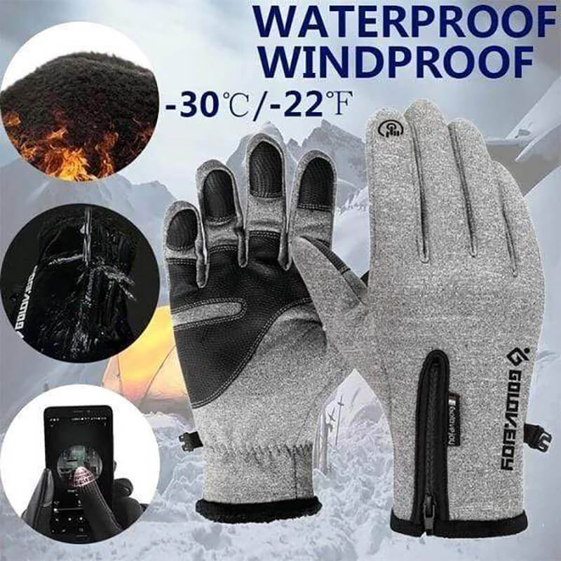 Buy 1 Get 1 Free – 2 Pairs Winter Warm Waterproof Touch Screen Gloves