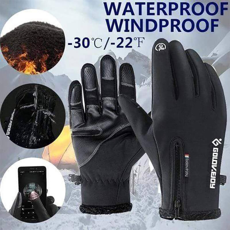 Buy 1 Get 1 Free – 2 Pairs Winter Warm Waterproof Touch Screen Gloves