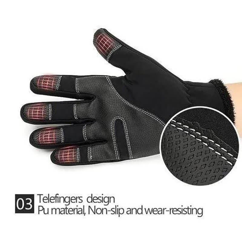 Buy 1 Get 1 Free – 2 Pairs Winter Warm Waterproof Touch Screen Gloves