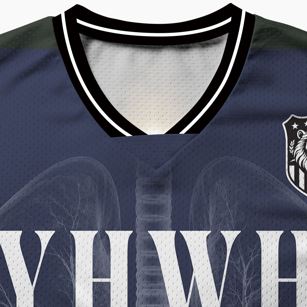 YHWH Every Breath Speaks His Name Christian Mesh Jersey
