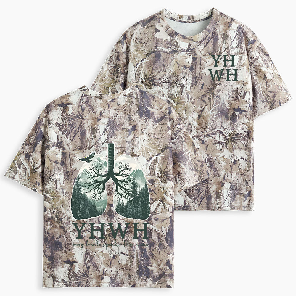 YHWH Nature Christian Camo T-Shirt
