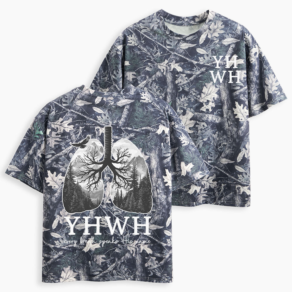 YHWH Nature Christian Camo T-Shirt