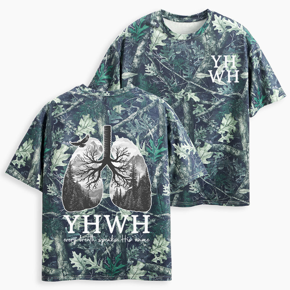 YHWH Nature Christian Camo T-Shirt