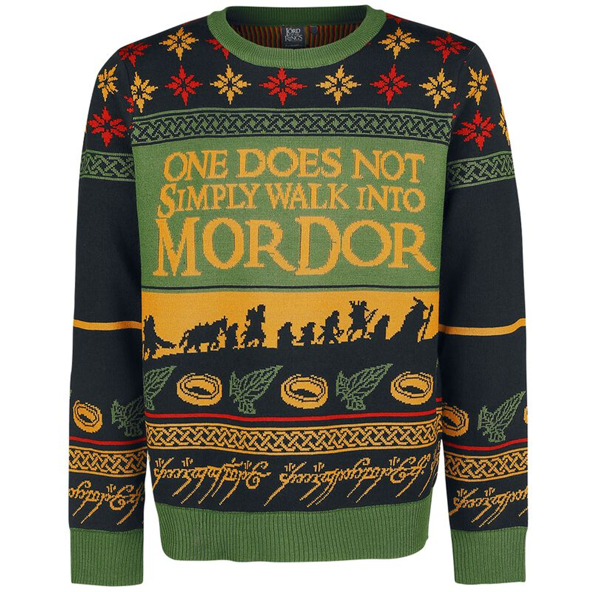 Unisex Print Crew Neck Ugly Christmas Sweatshirt