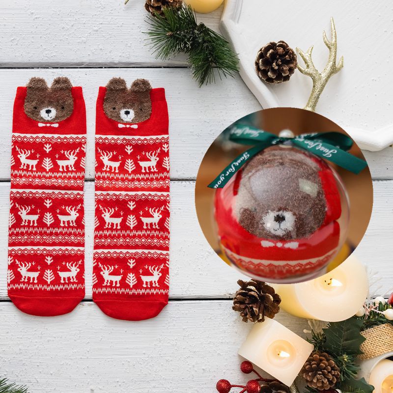 Christmas Gift Cartoon Christmas Decoration Ball Socks