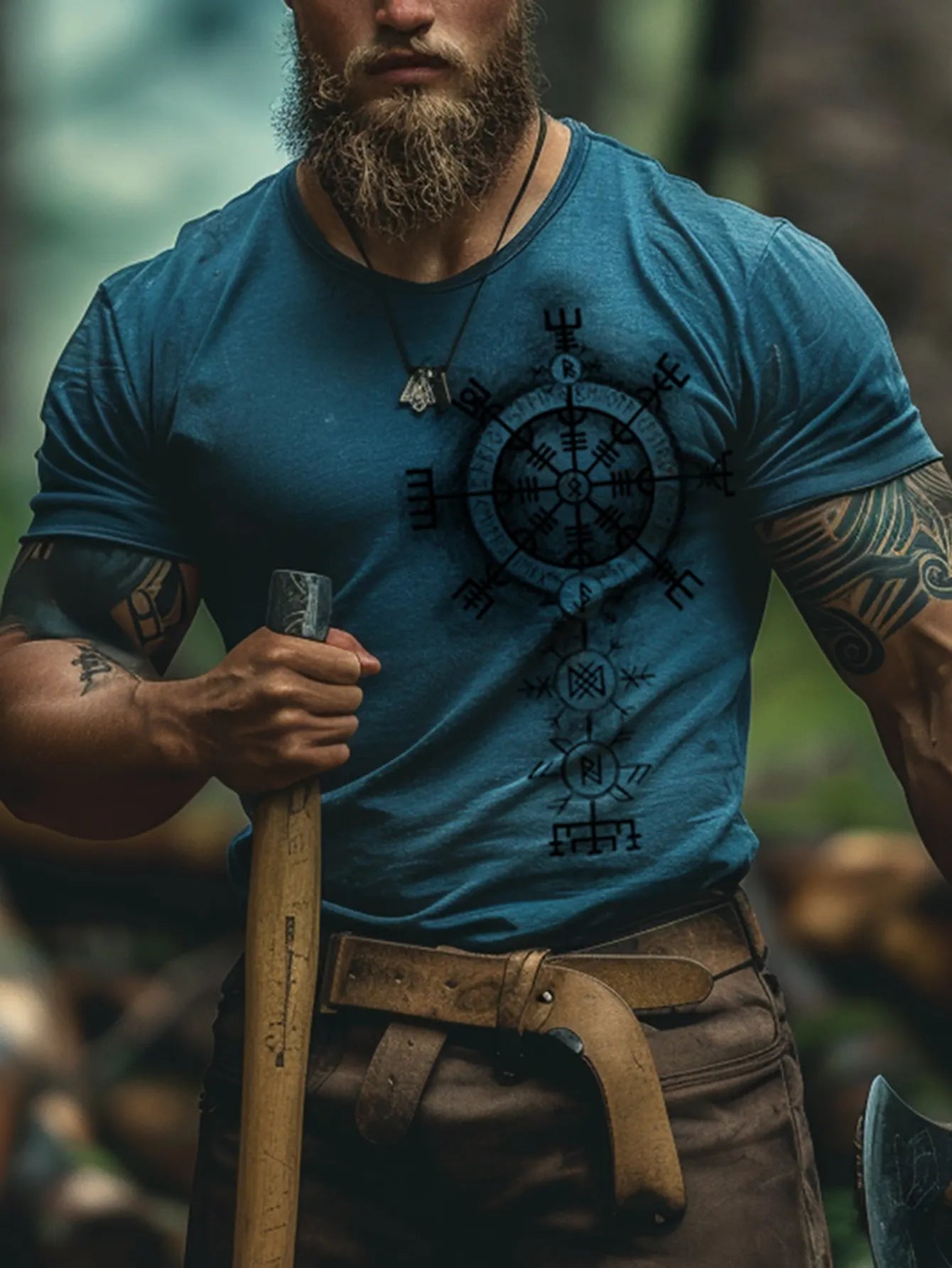Retro Printed Casual Short Sleeve T-Shirt