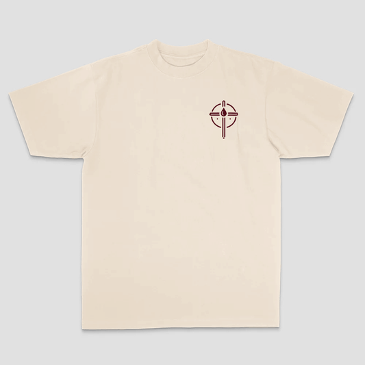 Virgin Mary And Jesus Graphic Tee Printed Men's T-shirt
