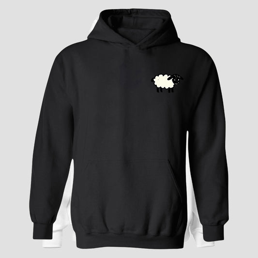 99 Of Hearts Sheep Printed Men's Hoodie