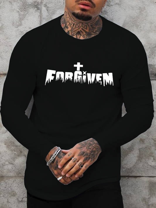 Forgiven with cross Long Sleeve T-Shirt