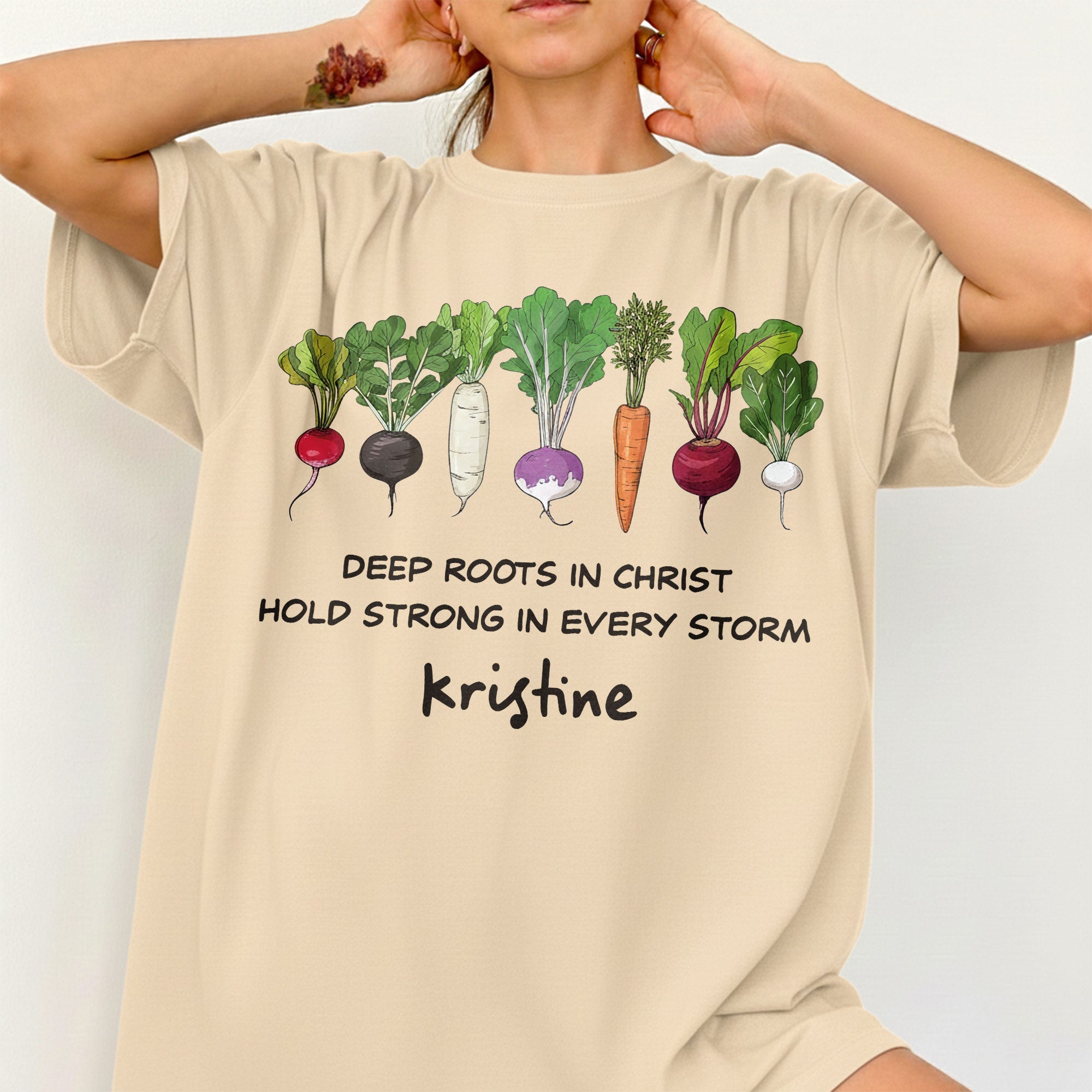 Deep Roots In Christ Hold Strong In Every Storm T-Shirt