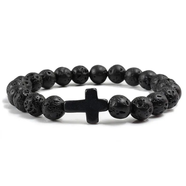Cross Bead Bracelet