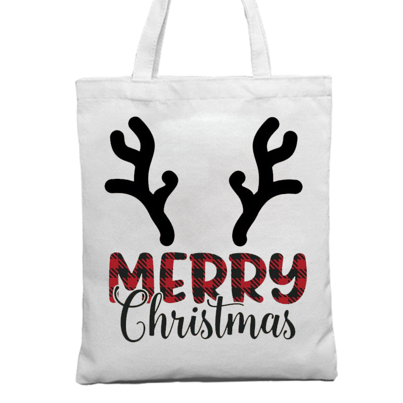 Merry Christmas Christmas Gift Tote Bag Canvas Bag