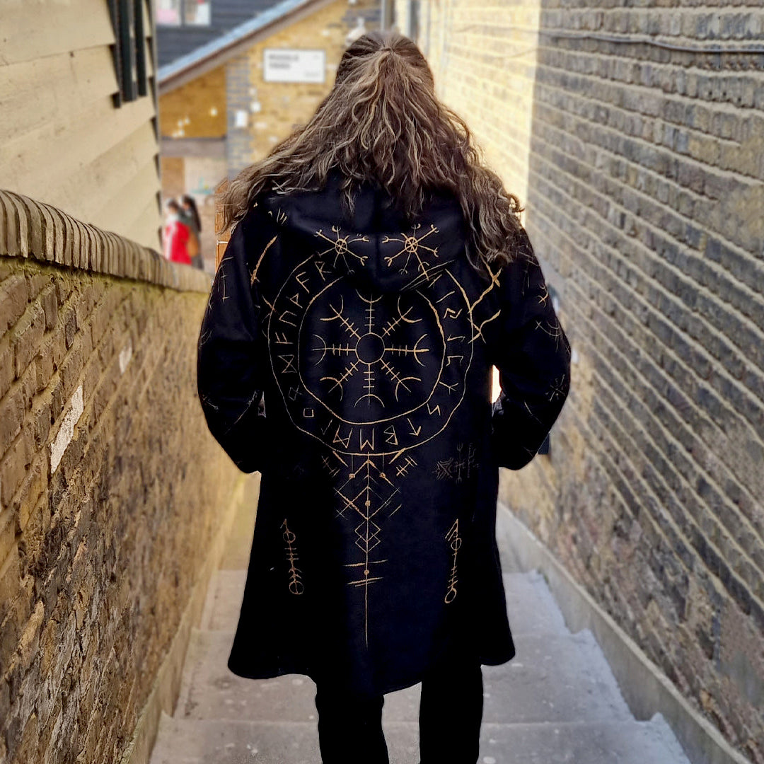 Helm Of Awe Cloak Fleece-Lined Hooded Coat