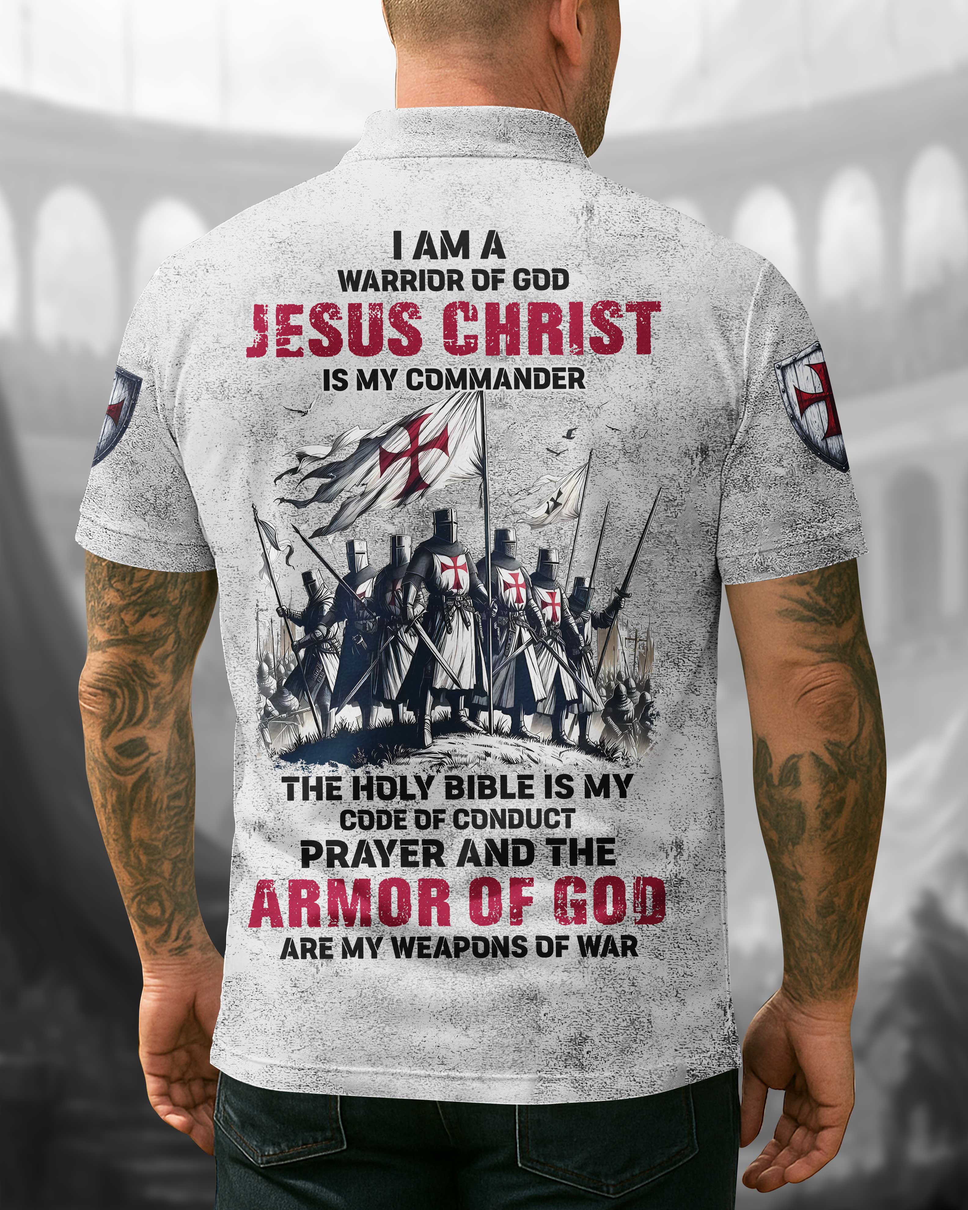 I Am A Warrior Of God Jesus Christ Is My Commander T-Shirt