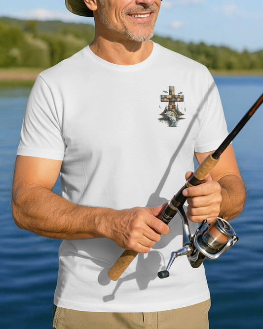 Even Jesus Had A Fish Story All Over Print T-Shirt