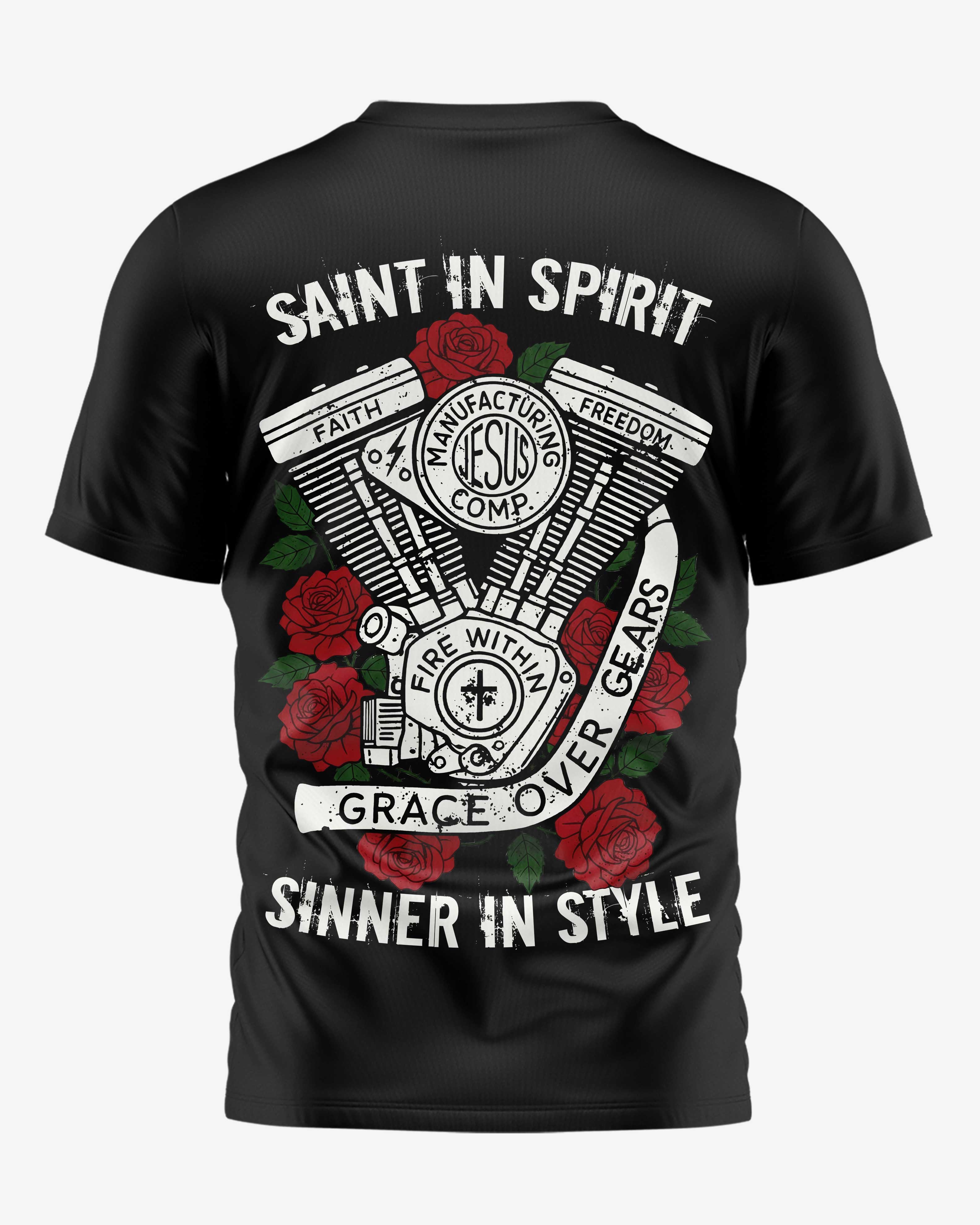 Saint In Spirit Sinner In Style T-Shirt