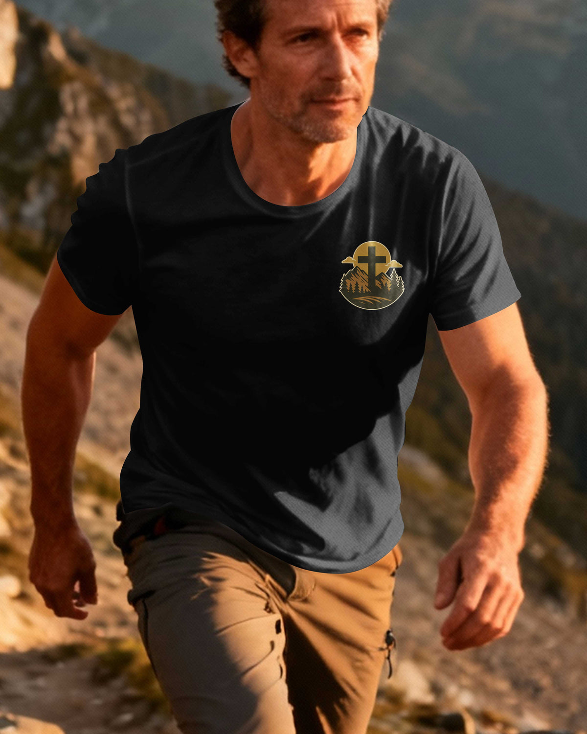 Jesus Is My Savior Hiking Is My Therapy T-Shirt