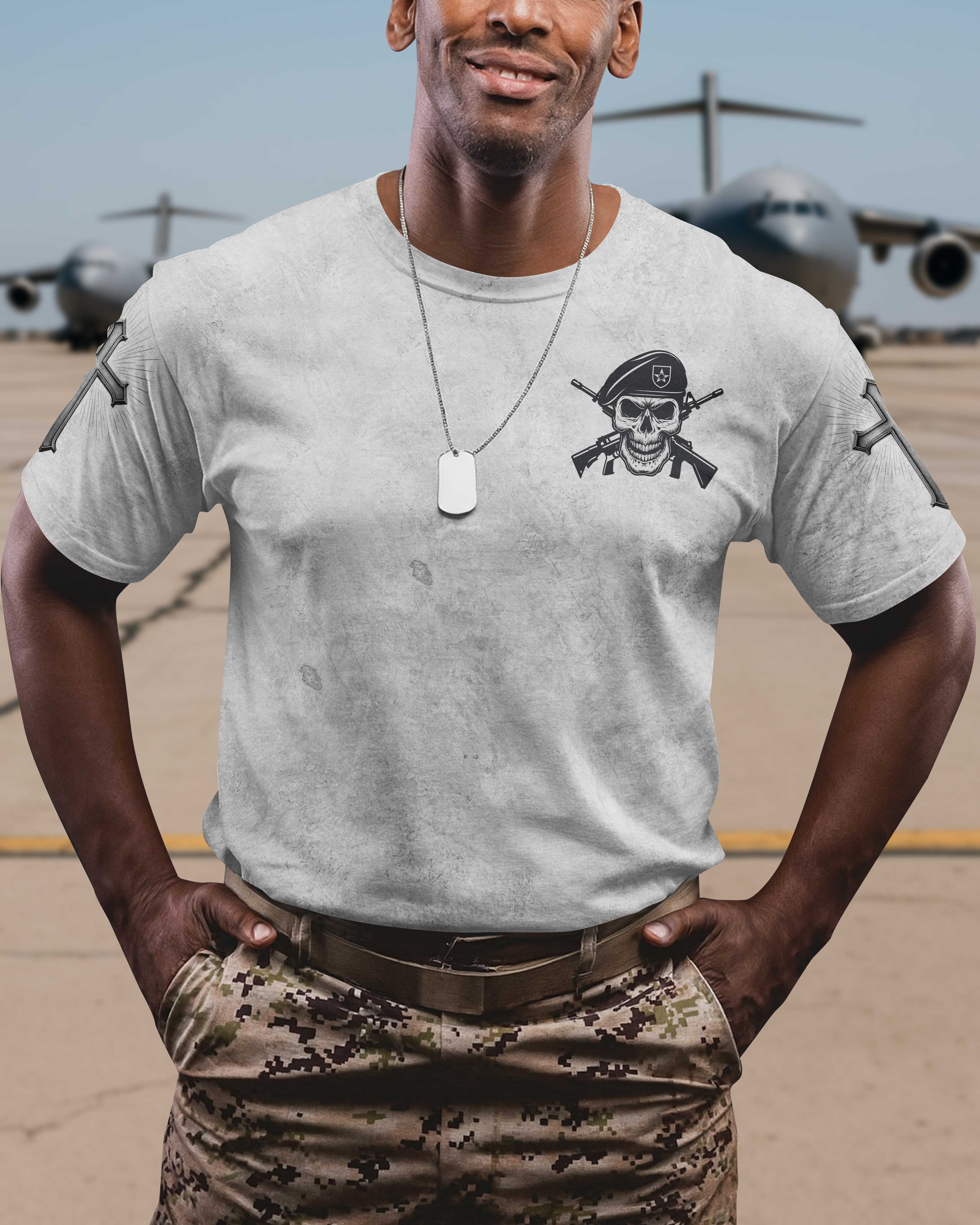 This Man Is An Airman First In Last Out Under God's Command T-Shirt