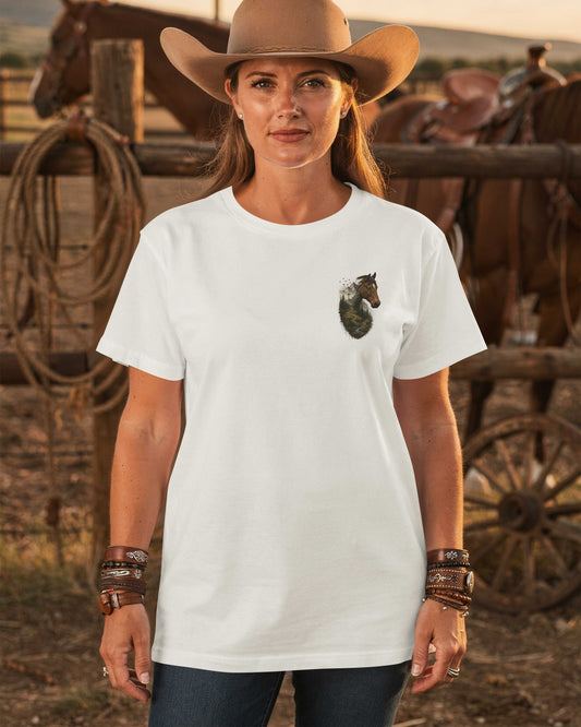 Not All Who Wander Ride Alone I'm Following God's Trail T-Shirt