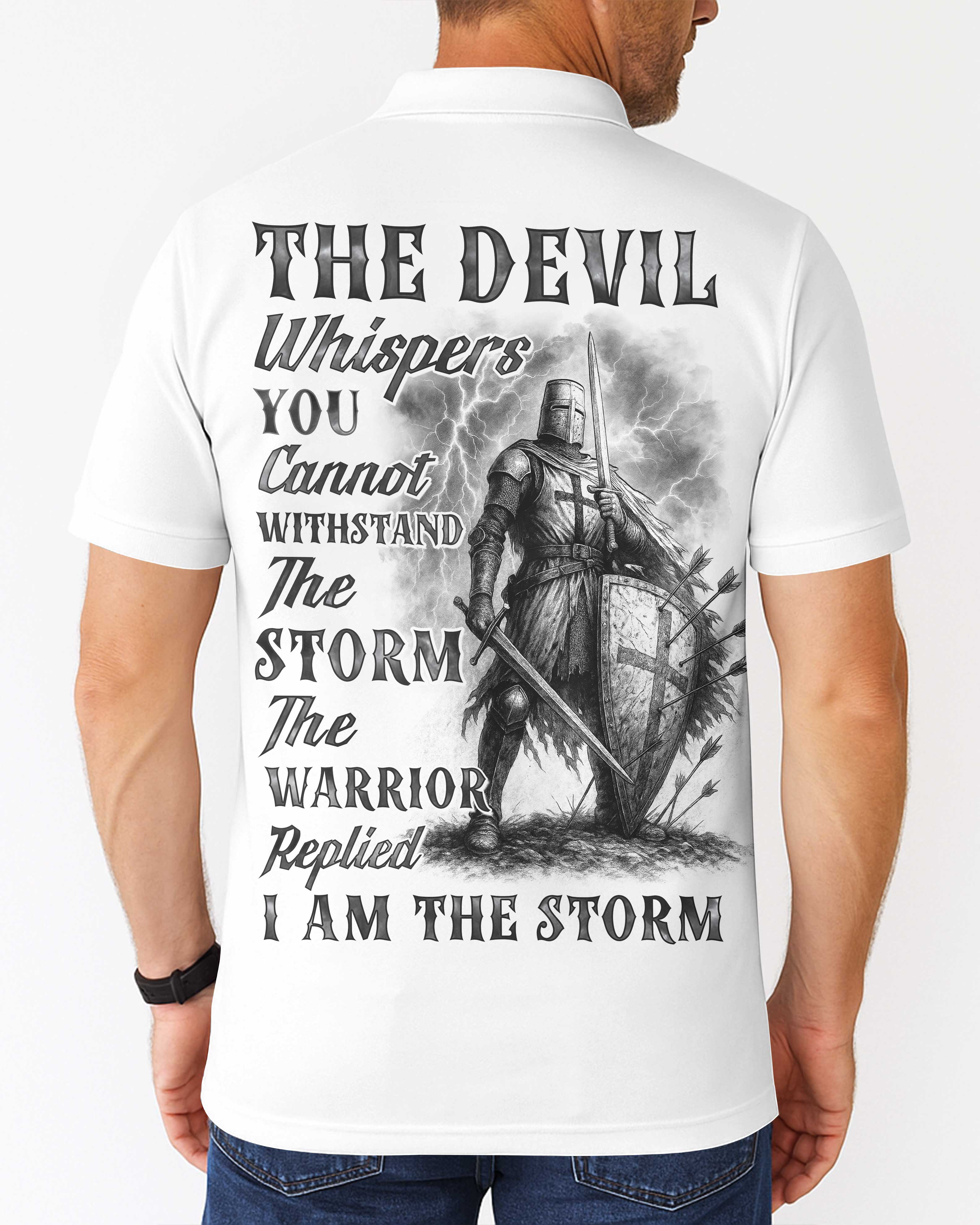 The Devil Whispers You Cannot Withstand The Storm The Warrior Replied I Am The Storm Hoodie