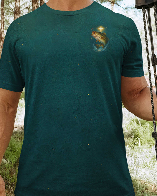 I've Got Fishing In My Veins And Jesus In My Heart All Over Print T-Shirt