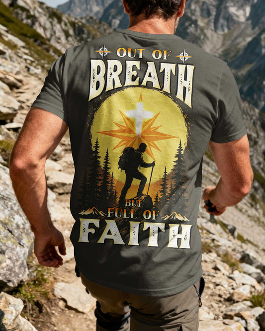Out Of Breath But Full Of Faith All Over Print T-Shirt