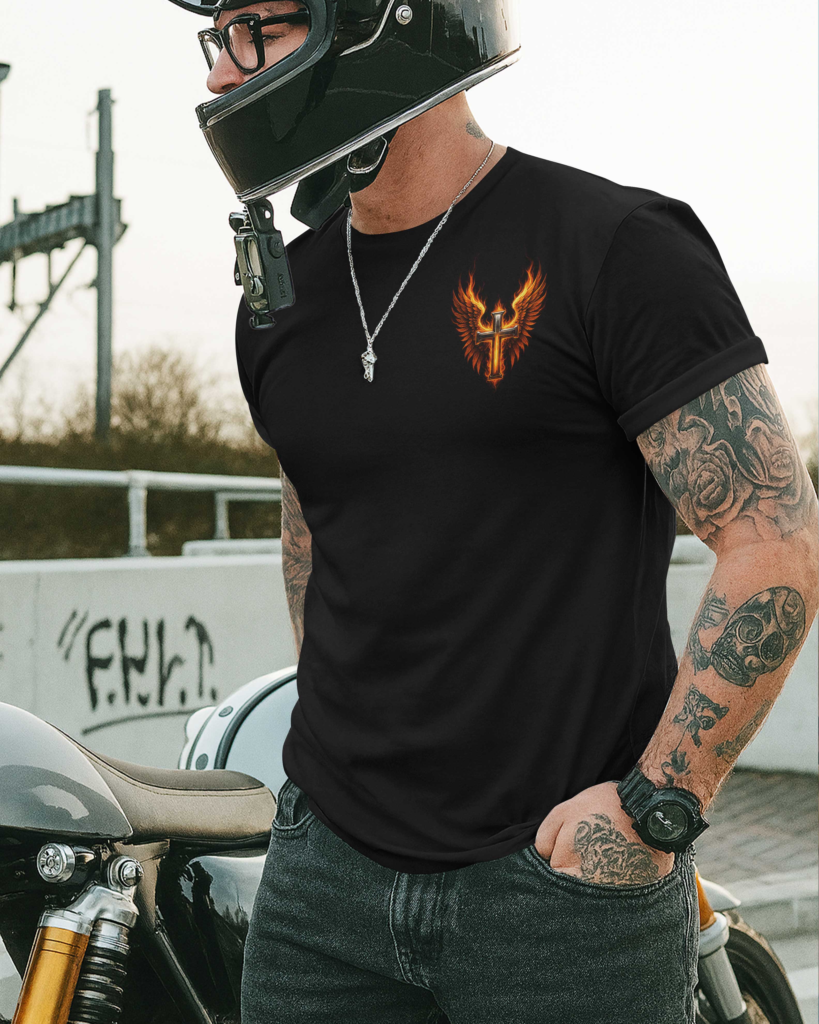 Speed In The Flames All Over Print T-Shirt