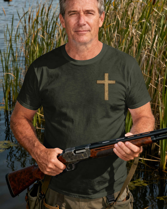 That's What I Do I Hunt Ducks And Believe In Jesus T-Shirt