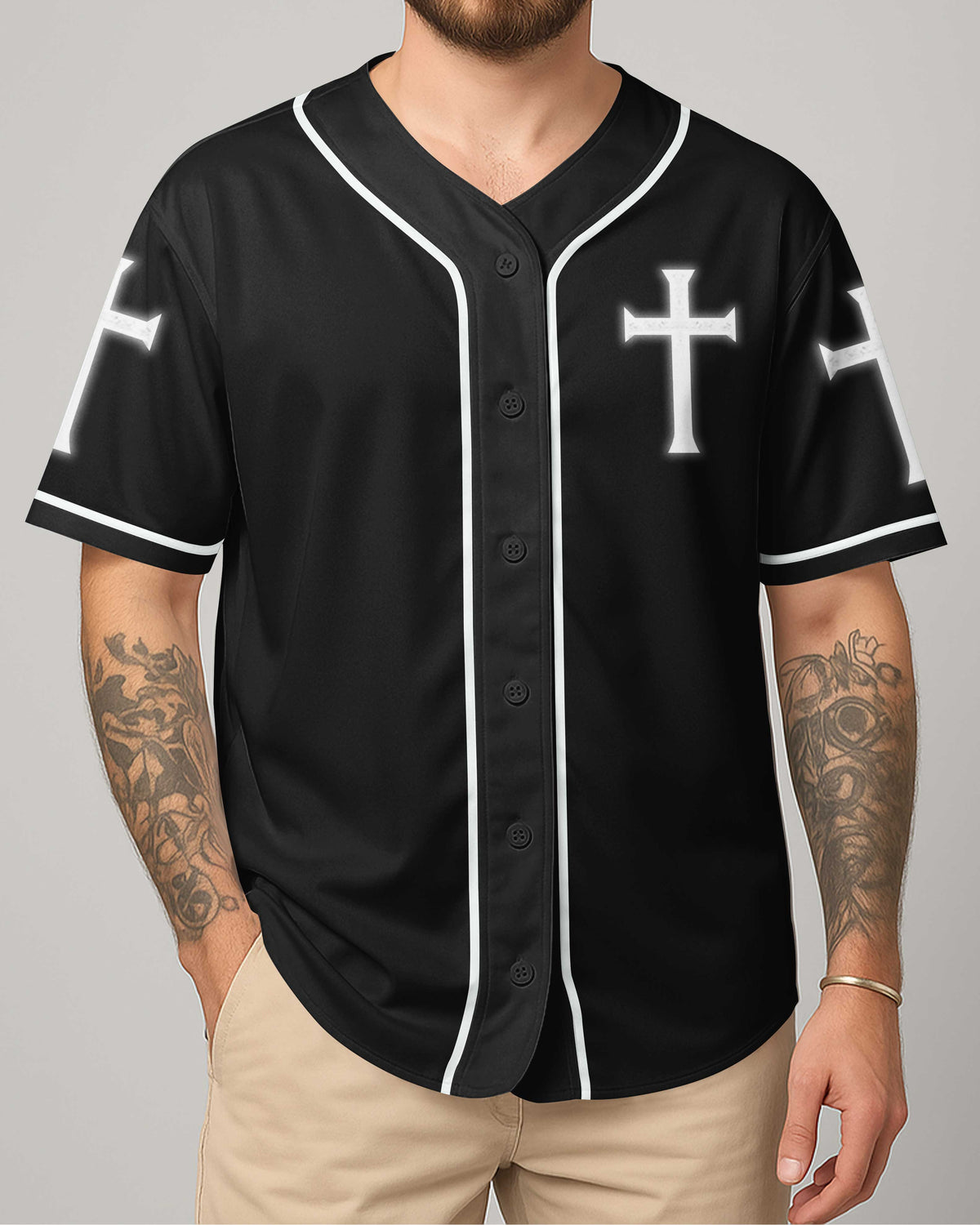 He Brought Me Out Of Darkness All Over Print Jersey