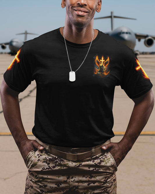 Under God's Command I Served By His Grace I Stand T-Shirt