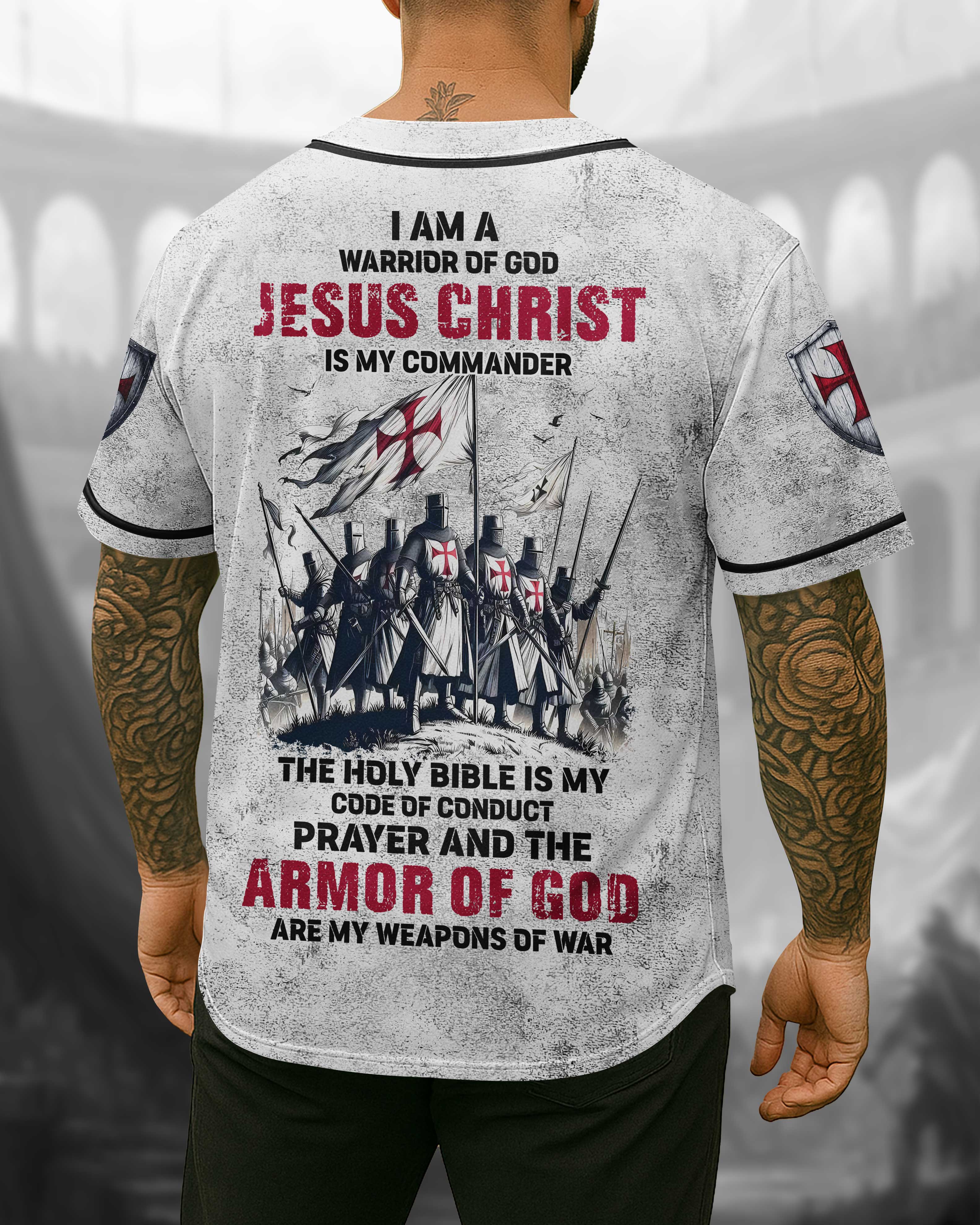 I Am A Warrior Of God Jesus Christ Is My Commander T-Shirt