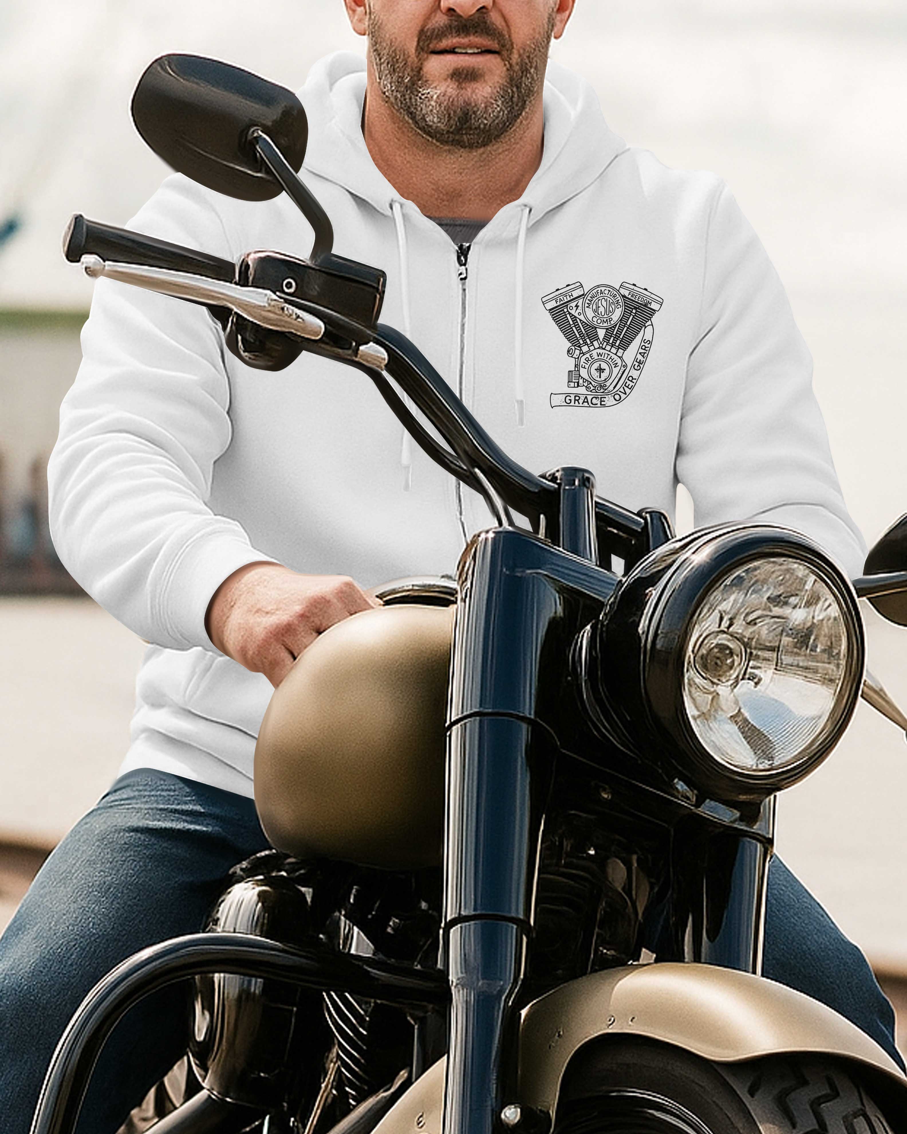 Every Mile A Prayer Zip Hoodie