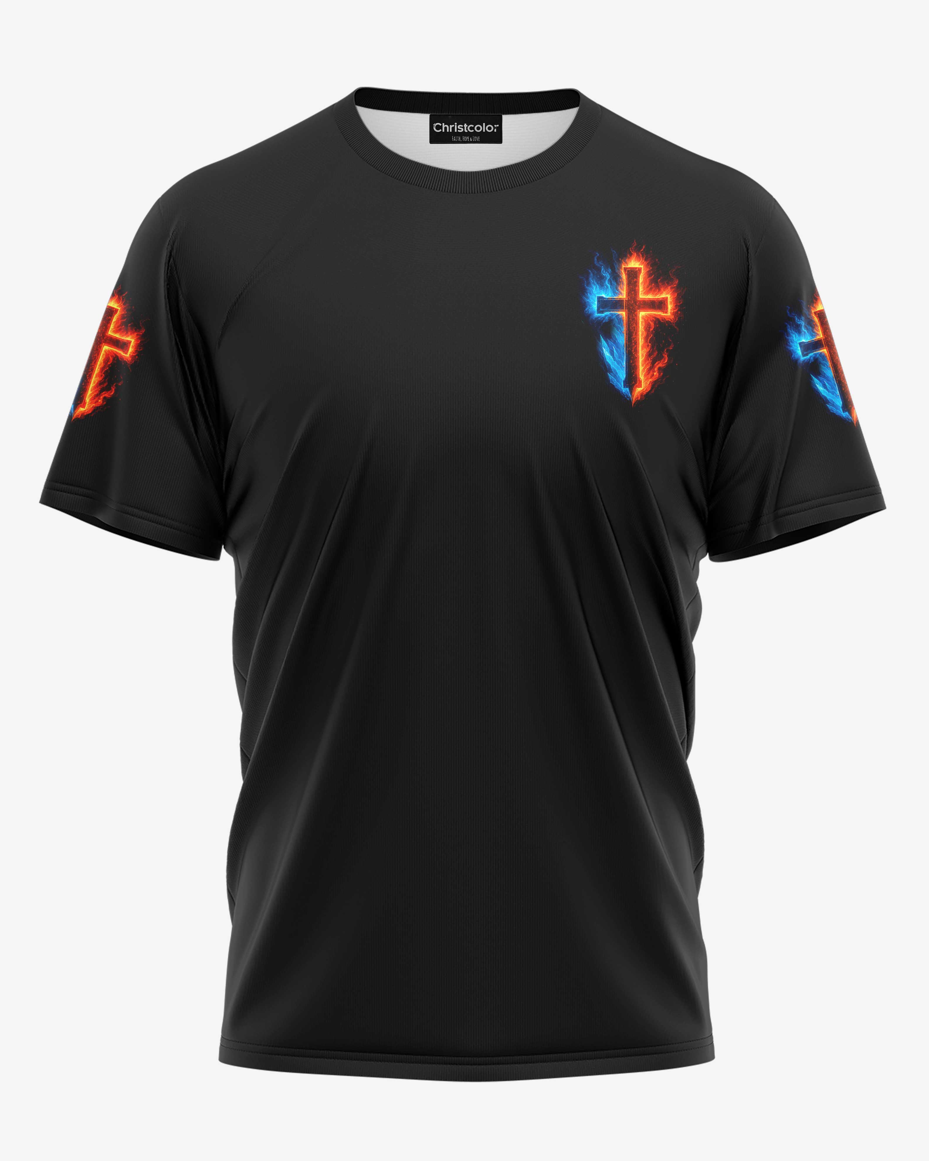 He Died For Me I Ride For Him All Over Print T-Shirt
