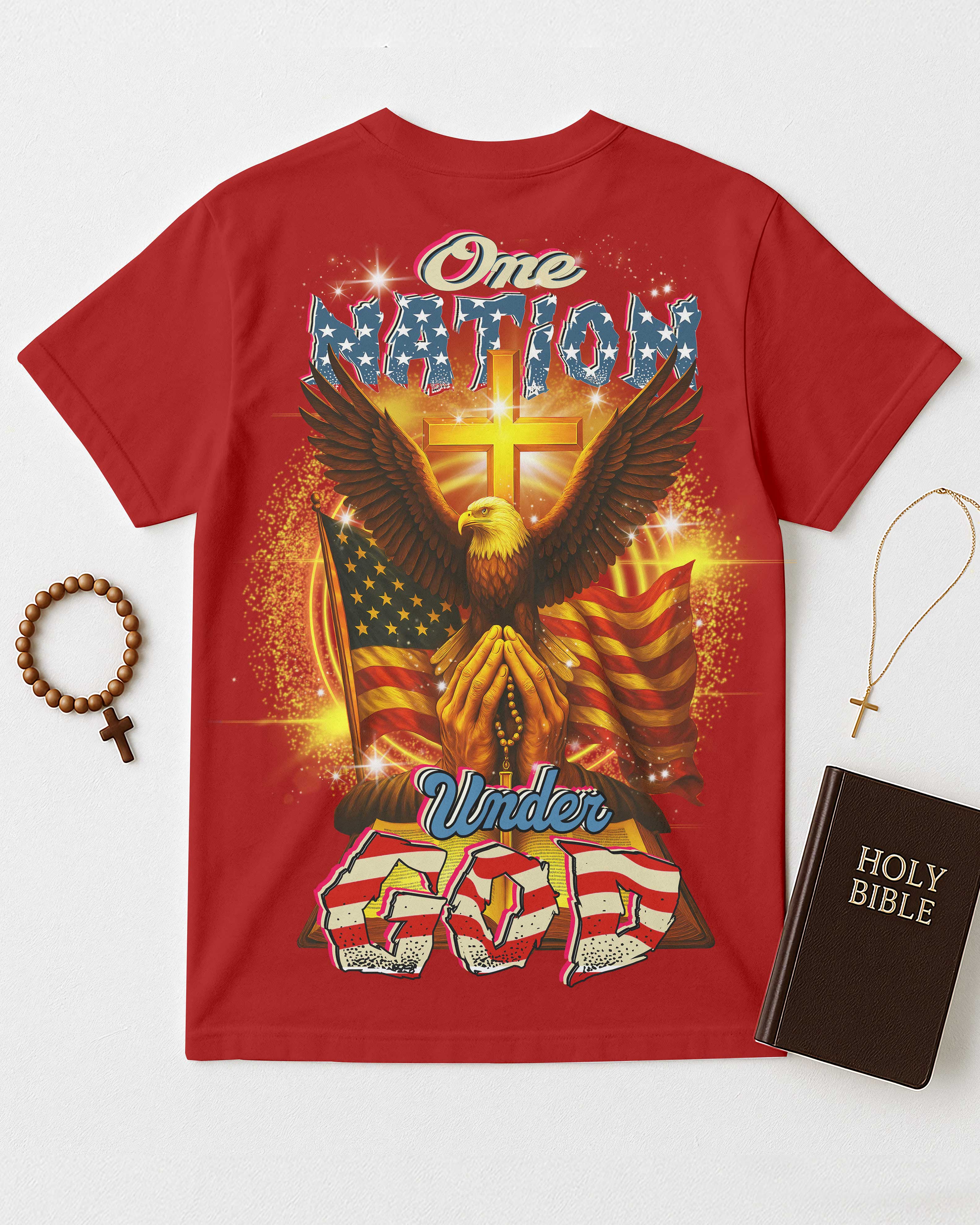 One Nation Under God All Over Print T-Shirt