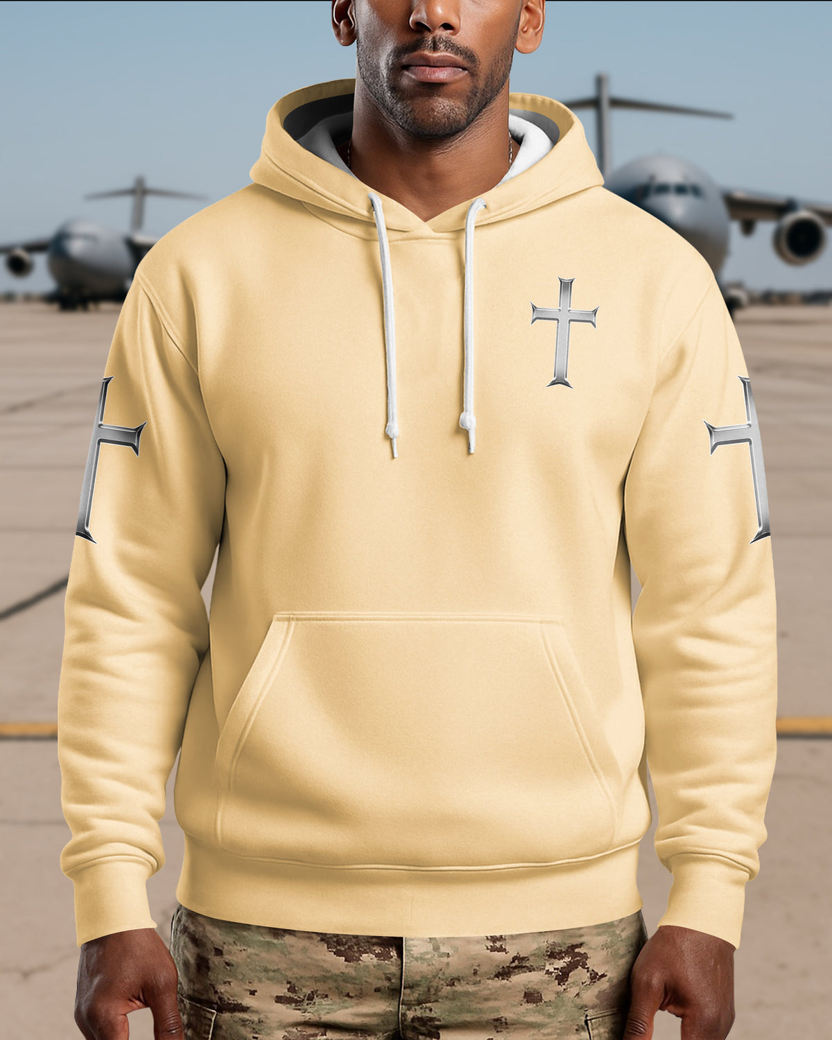 Trained By The Corps Redeemed By The Cross Hoodie