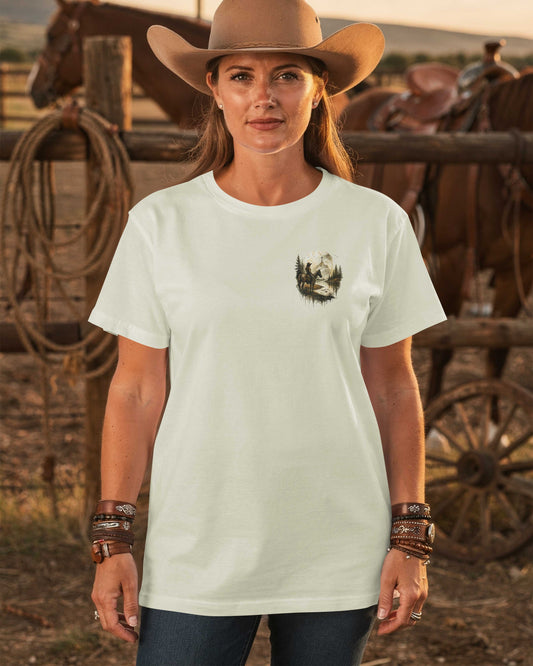 I Ride With Faith He Leads My Trail T-Shirt