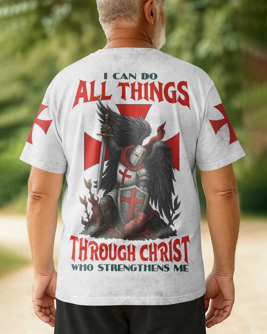 I Can Do All Things Through Christ Who Strengthens Me All Over Print T-Shirt
