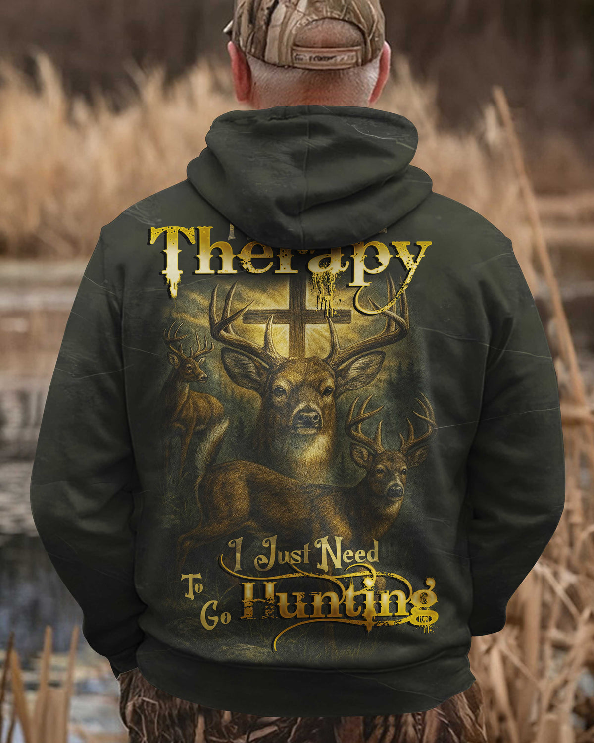 I Don't Need Therapy I Just Need To Go Hunting T-Shirt