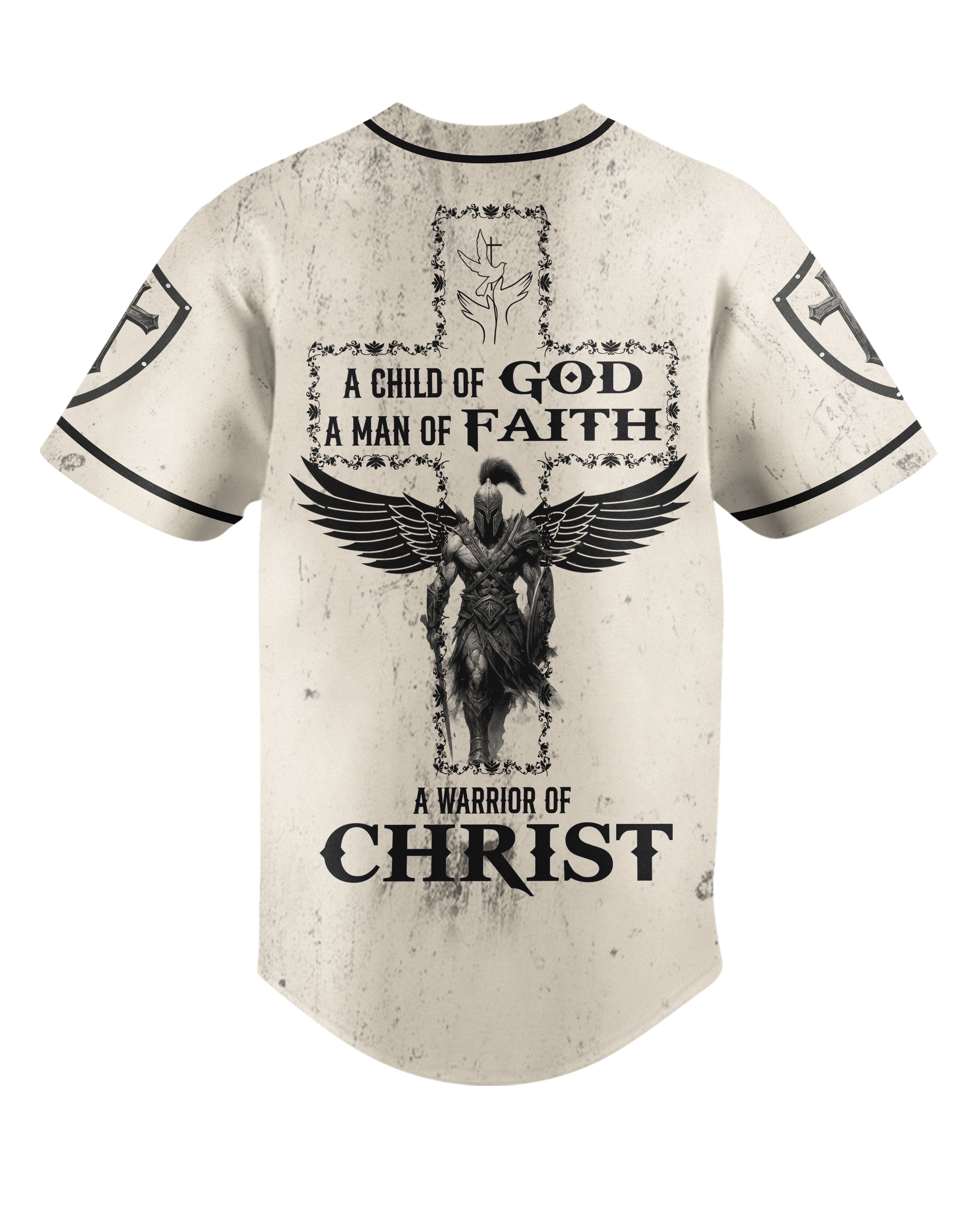 A Child Of God A Man Of Faith A Warrior Of Christ T-Shirt
