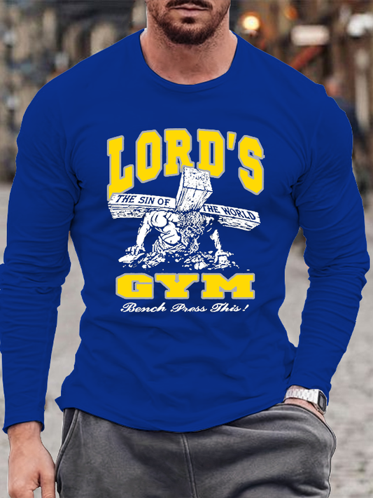 Lord's Gym Christian Cotton Long Sleeve T-Shirt