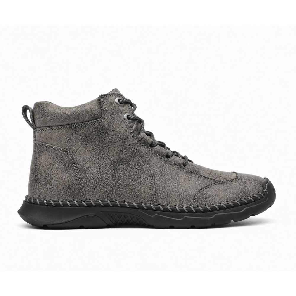 BIG SALE LIMITED STOCK! Men's Comfortable Handmade Leather Boots – Waterproof, Arch Support, Pressure Relief, Spacious Toe Box Outdoor Leather Shoes