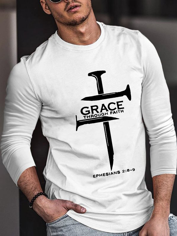 Saved By Grace Long Sleeve T-Shirt