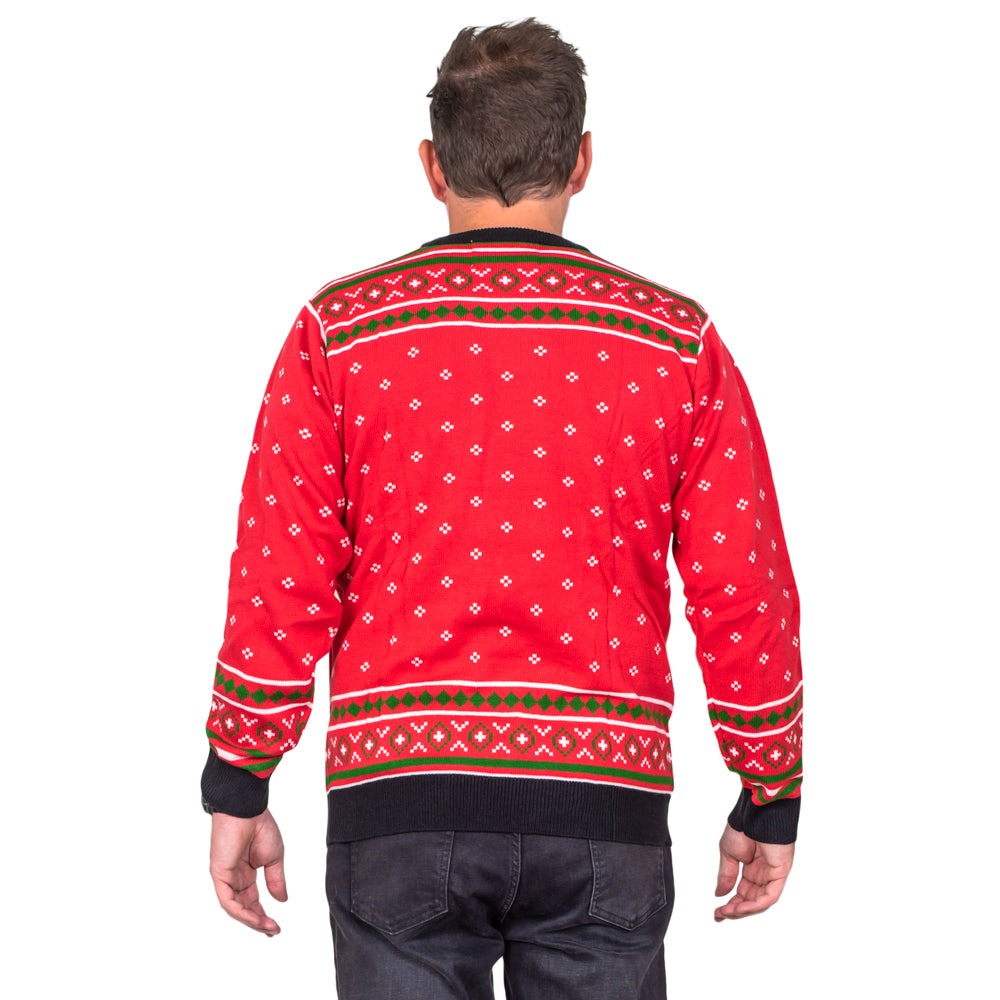 Unisex A Christmas Story Print Crew Neck Ugly Christmas Sweatshirt