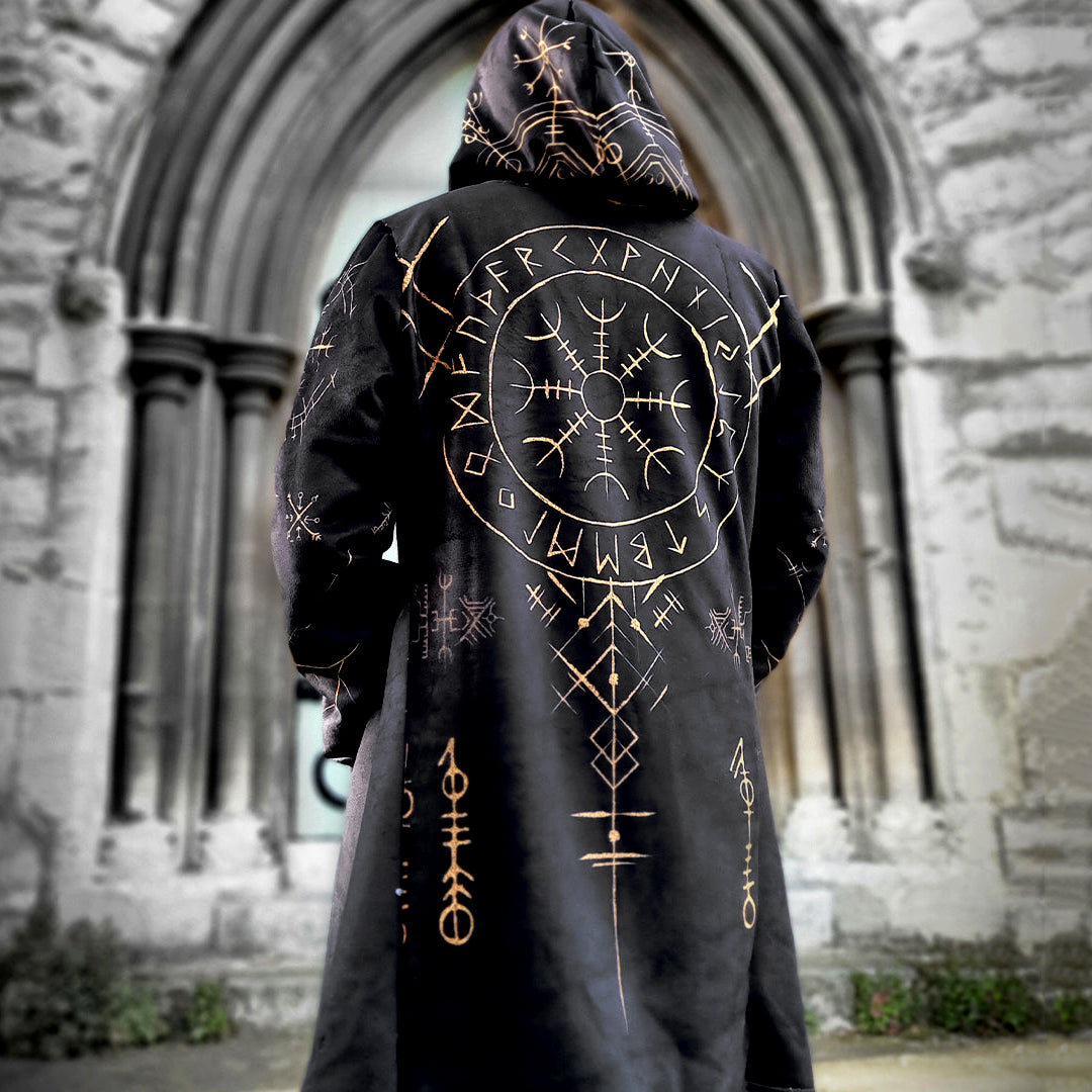 Helm Of Awe Cloak Fleece-Lined Hooded Coat